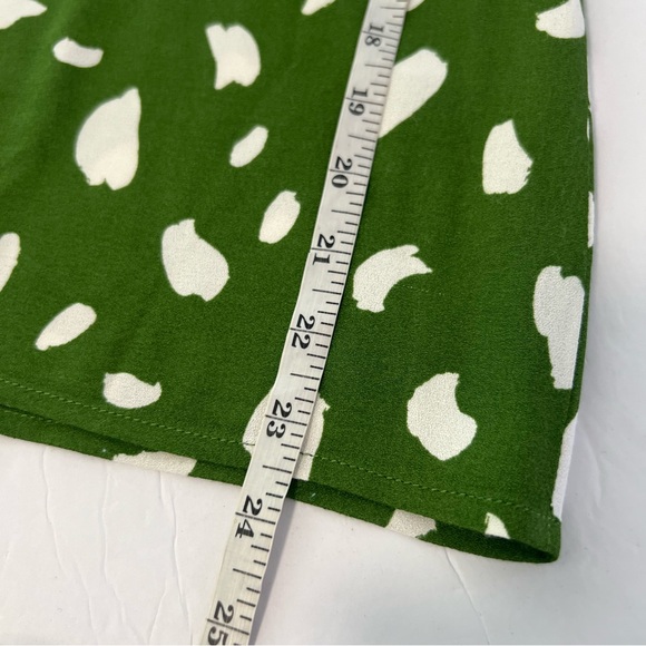 NEW Reformation Sz L Ventura Mini Slip Dress Green - Picture 8 of 9